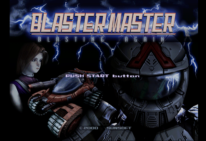 Blaster Master: Blasting Again Title Screen